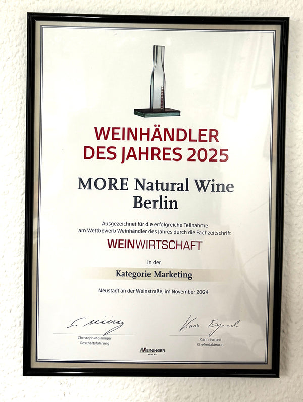 MEININGER: Weinhändler des Jahres 2025 Natural Wine