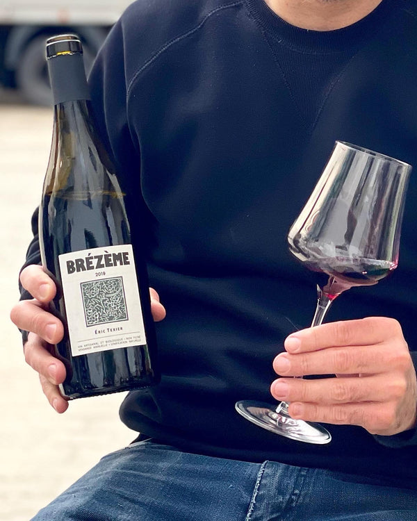 Brezeme Red is a natural wine made by Eric Texier