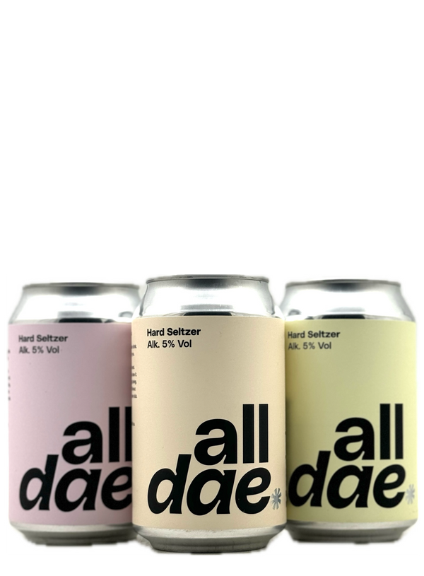 All Dae Hard Seltzer Cans