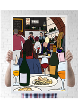L'Ànima del Vi | Natural Wine Bar Artwork Poster