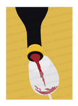 Natural Wine Yellow A2 Poster