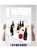 Natürliches Weinfest Poster groß