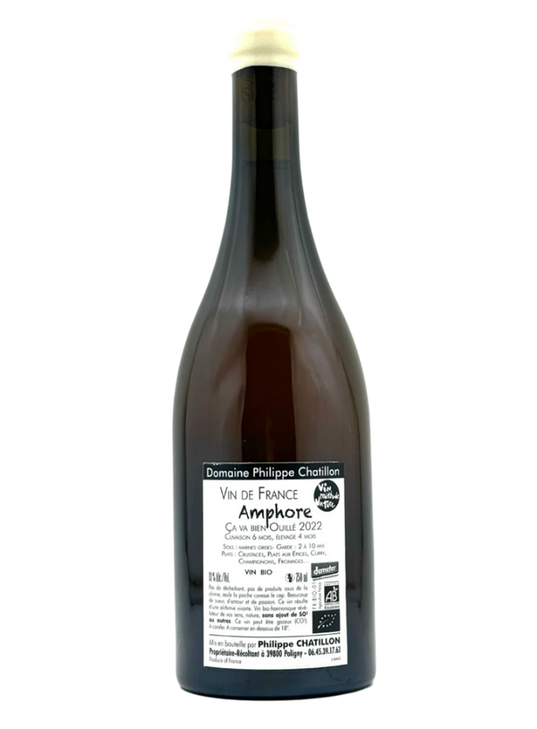 Arbois Amphora 2022 | Natural Wine by Philippe Chatillon.