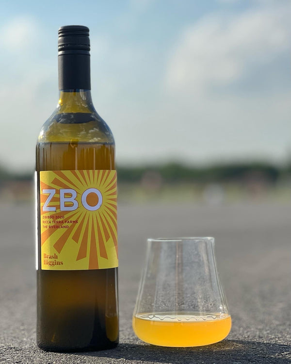 Brash Higgins "ZBO" is a natural wine made with the grape Zibibbo