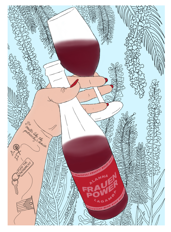 Vin de Lagamba Frauenpower Poster