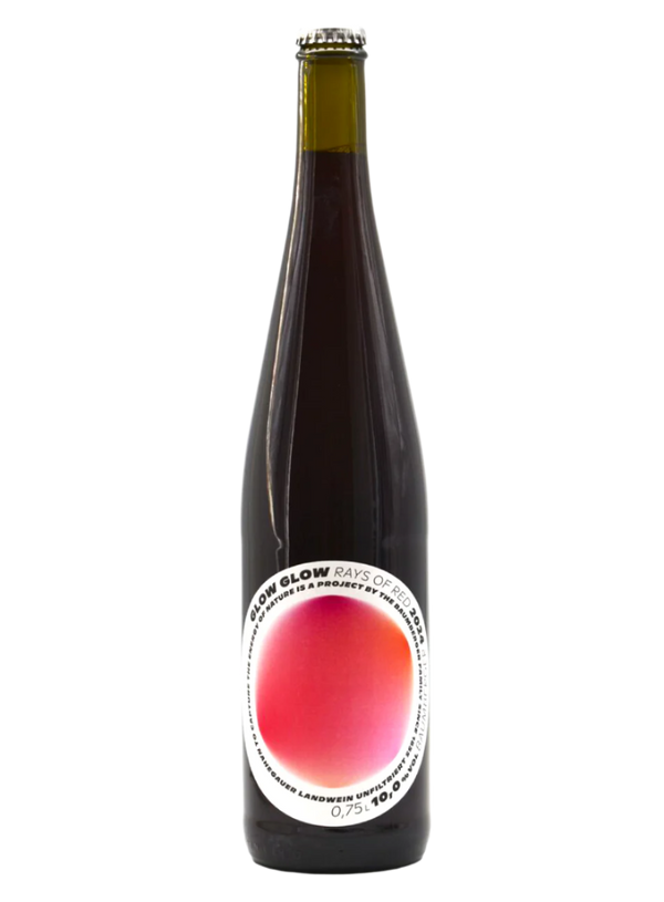 glow glow rays of red