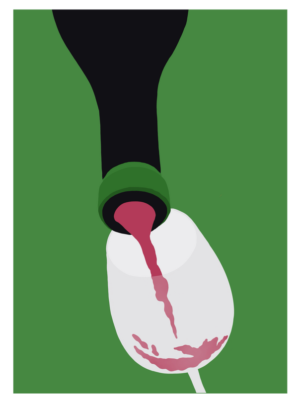 Natural Wine Green Poster