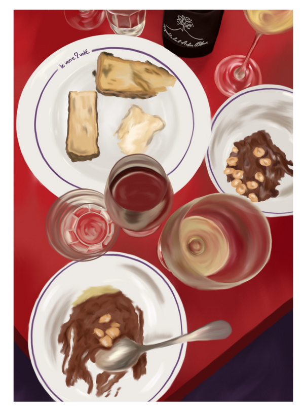 Paris Bar "Le Verre Volé" Poster