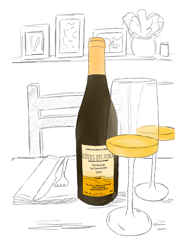 Natural Wine Art Poster Domaine des Cavarodes | MORE Natural Wine