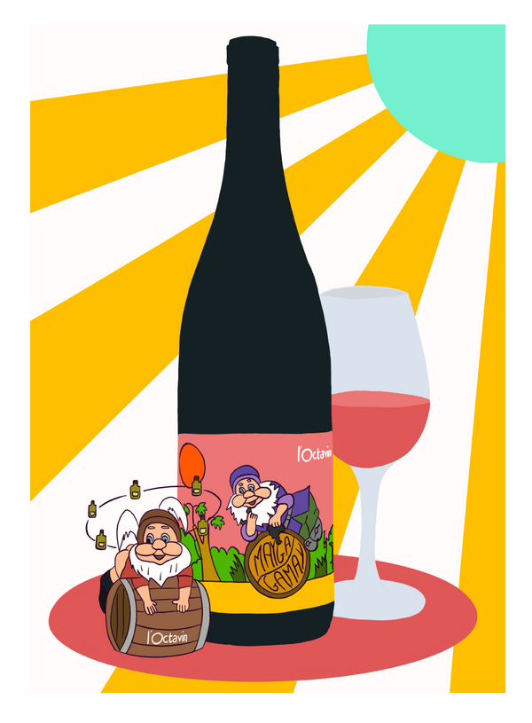 L'Octavin Jura Natural Wine Artwork Poster | MORE Natural Wine