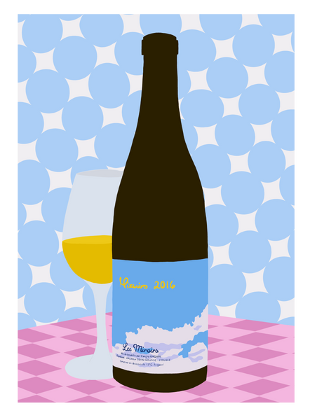 ワイン Domaine des Miroirs Ja-Do! 2021 Domaine des Miroirs | JURA Poster – MORE Natural Wine
