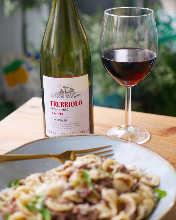 Trebbiolo is a natural wine made by La Stoppa 