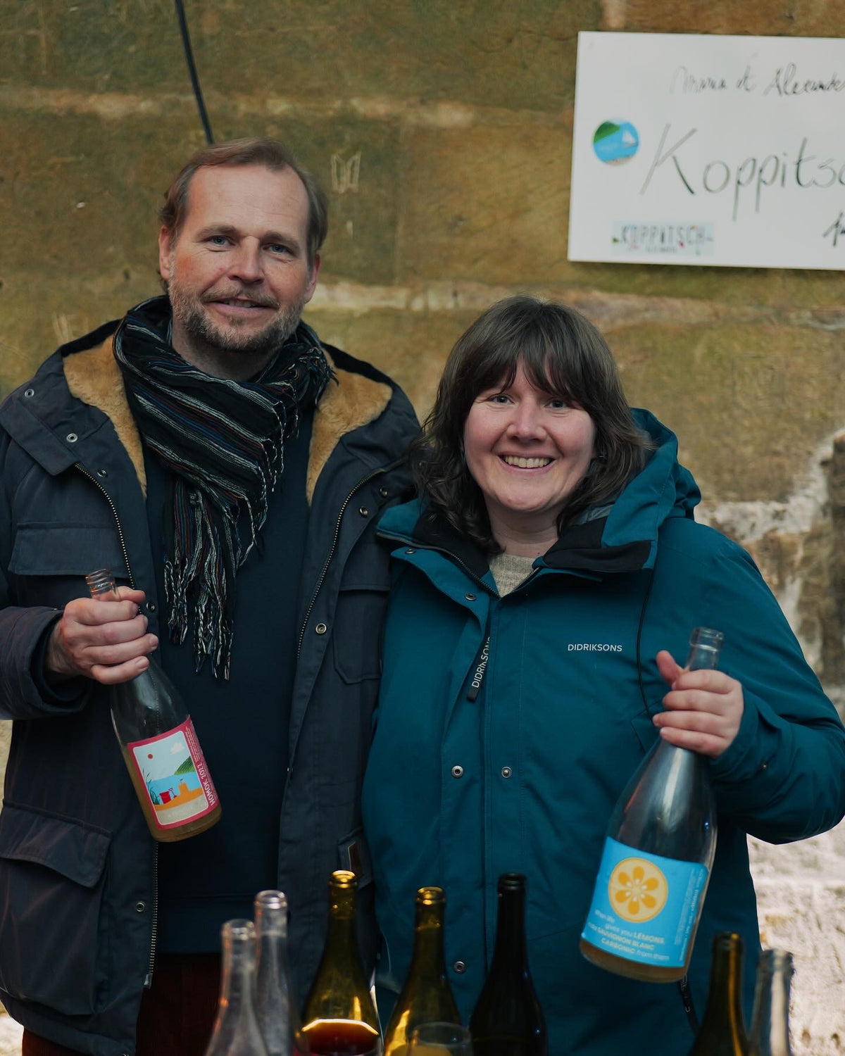 Koppitsch - Alex and Maria Koppitsch with their natural wines