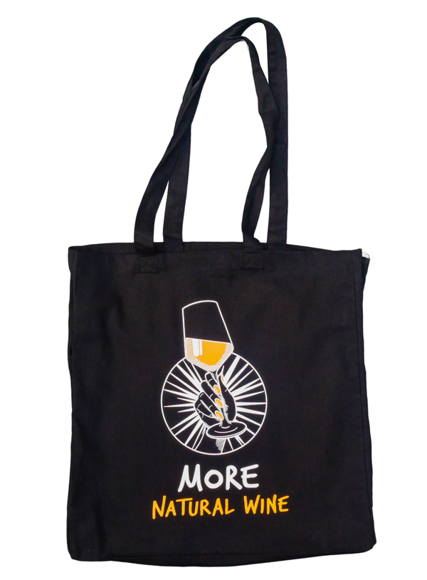 Tote Bag Noir à soufflet