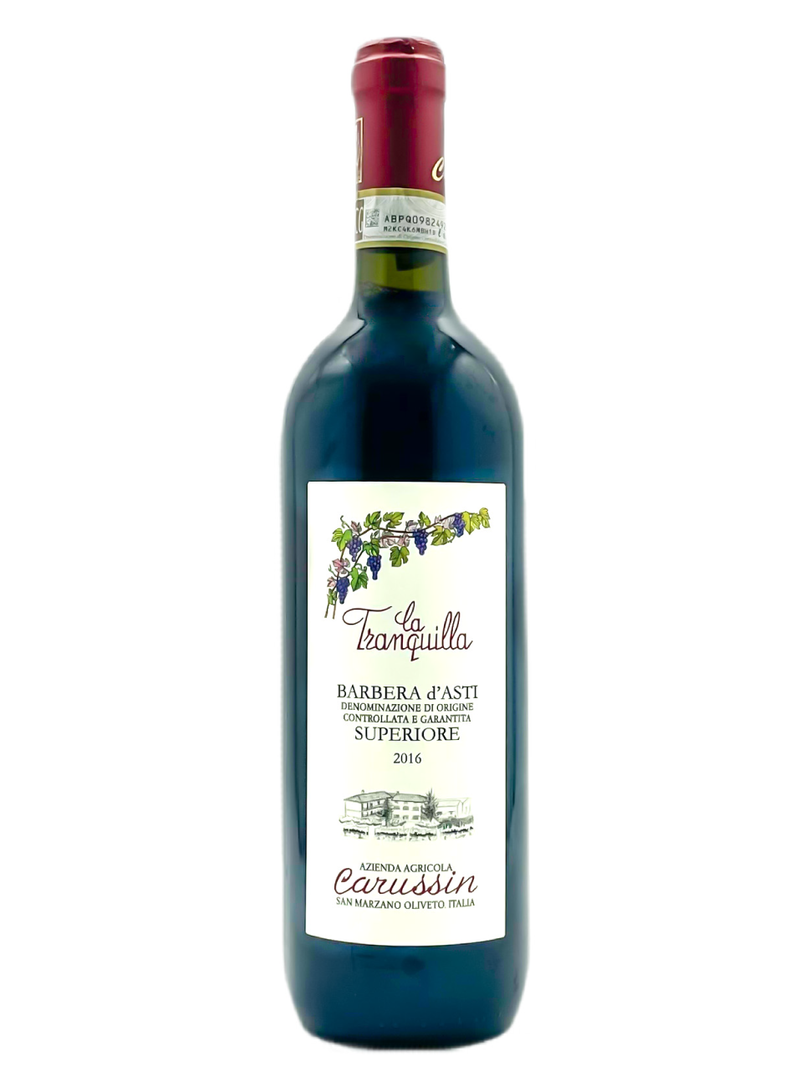Barbera d’Asti superiore ”La Tranquilla” 2017 | Natural Wine by Carussin.