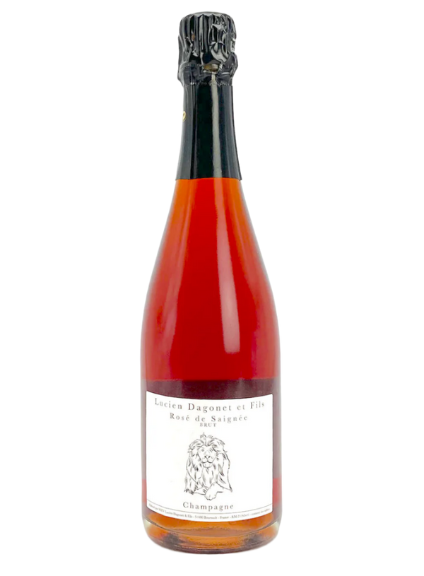 Champagne Rosé de Saignée Brut | Natural Wine by Lucien Dagonet.