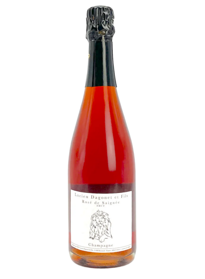 Champagne Rosé de Saignée Brut | Natural Wine by Lucien Dagonet.