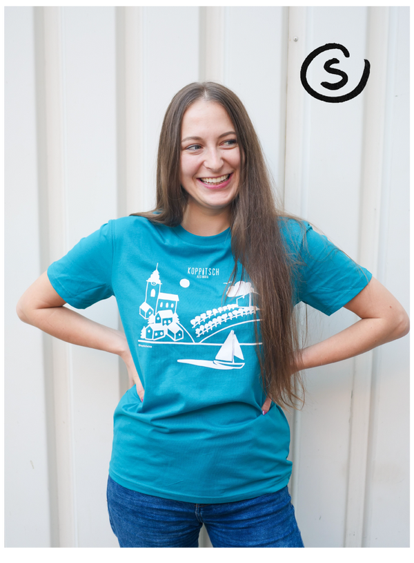 Koppitsch Tee Shirt Turquoise