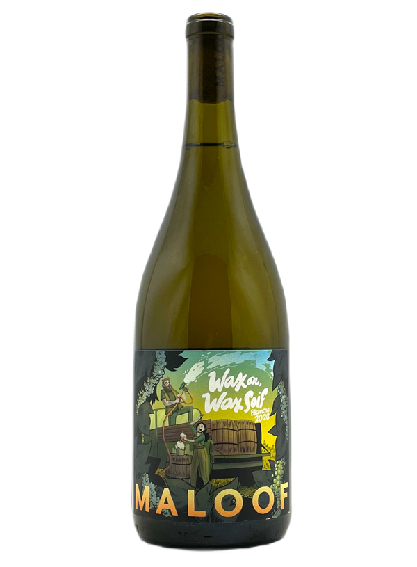 Wax on, Wax Soif Blanche | Natural Wine by Maloof Wines (USA).