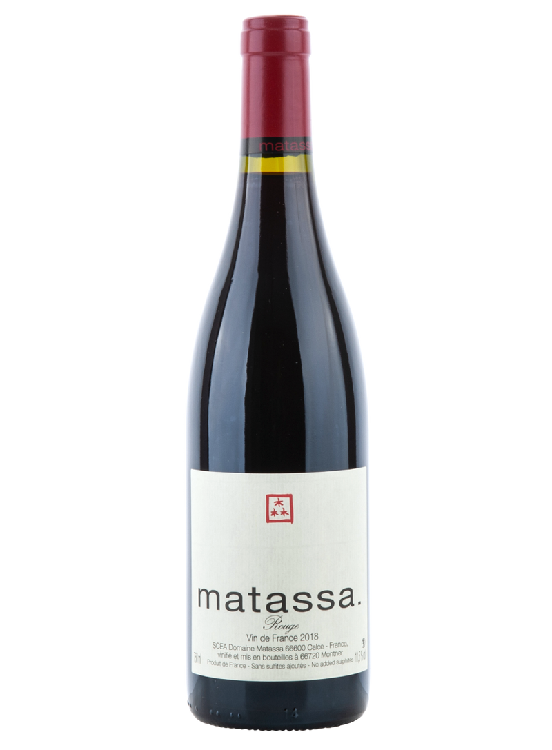 Matassa Rouge 2018 | Natural Wine by Matassa.