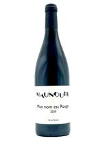 Mon Nom est Rouge 2020 | Natural Wine by Manoury.