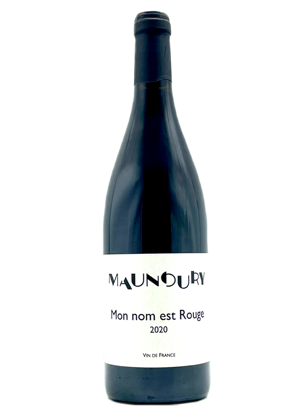Mon Nom est Rouge 2020 | Natural Wine by Manoury.