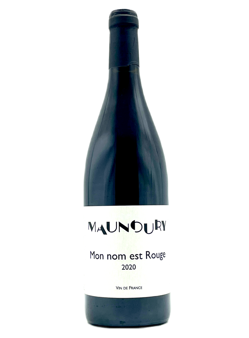 Mon Nom est Rouge 2020 | Natural Wine by Manoury.