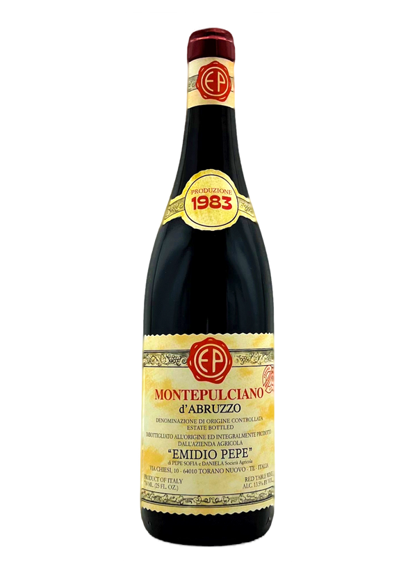 Montepulciano 1983 | Natural Wine by Emidio Pepe.