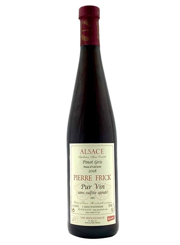 Pinot Gris Maceration 2018 | Natural Wine by Pierre Frick.