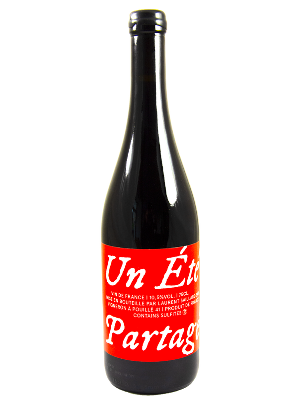 Un Été Partagé rouge | Natural Wine by Laurent Saillard.